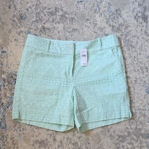 Ann Taylor Loft Women's Size 6 The‎ Riviera Short NWT Lace Eyelet Design